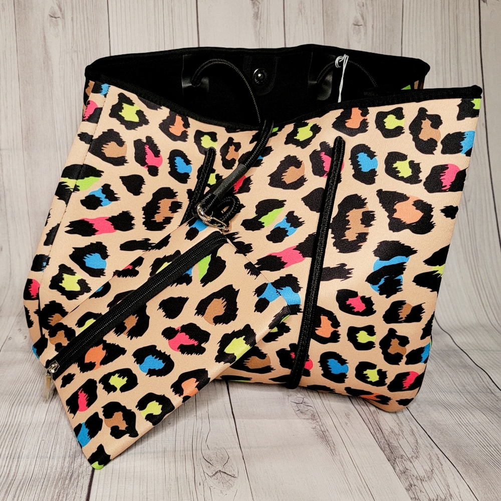 Neoprene tote bag purse NWOT